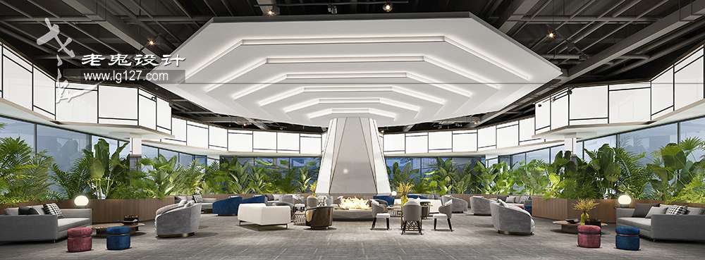 鋼宇高家具辦公室及展廳設(shè)計